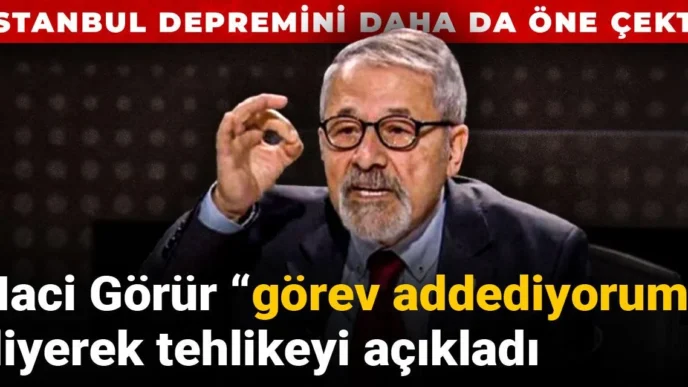 Naci Görür “görev addediyorum” diyerek tehlikeyi açıkladı: İstanbul depremini daha da öne çekti