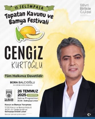 Silivri’de 13’üncü Selimpaşa Topatan Kavunu ve Bamya Festivali Coşkusu