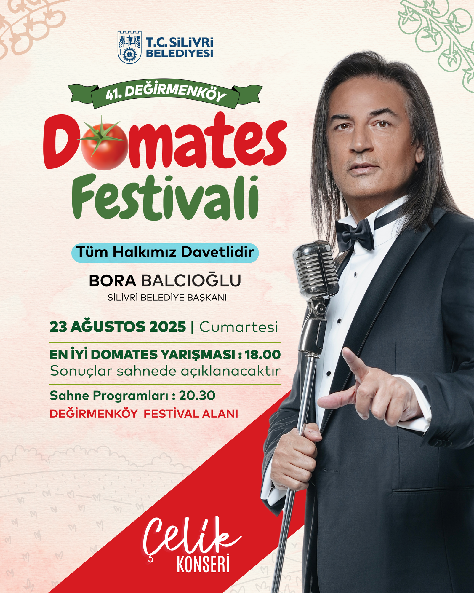 DEĞİRMENKÖY’DE ÇELİK KONSERİ